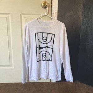 Vintage Long Sleeve Nike Basketball Tee